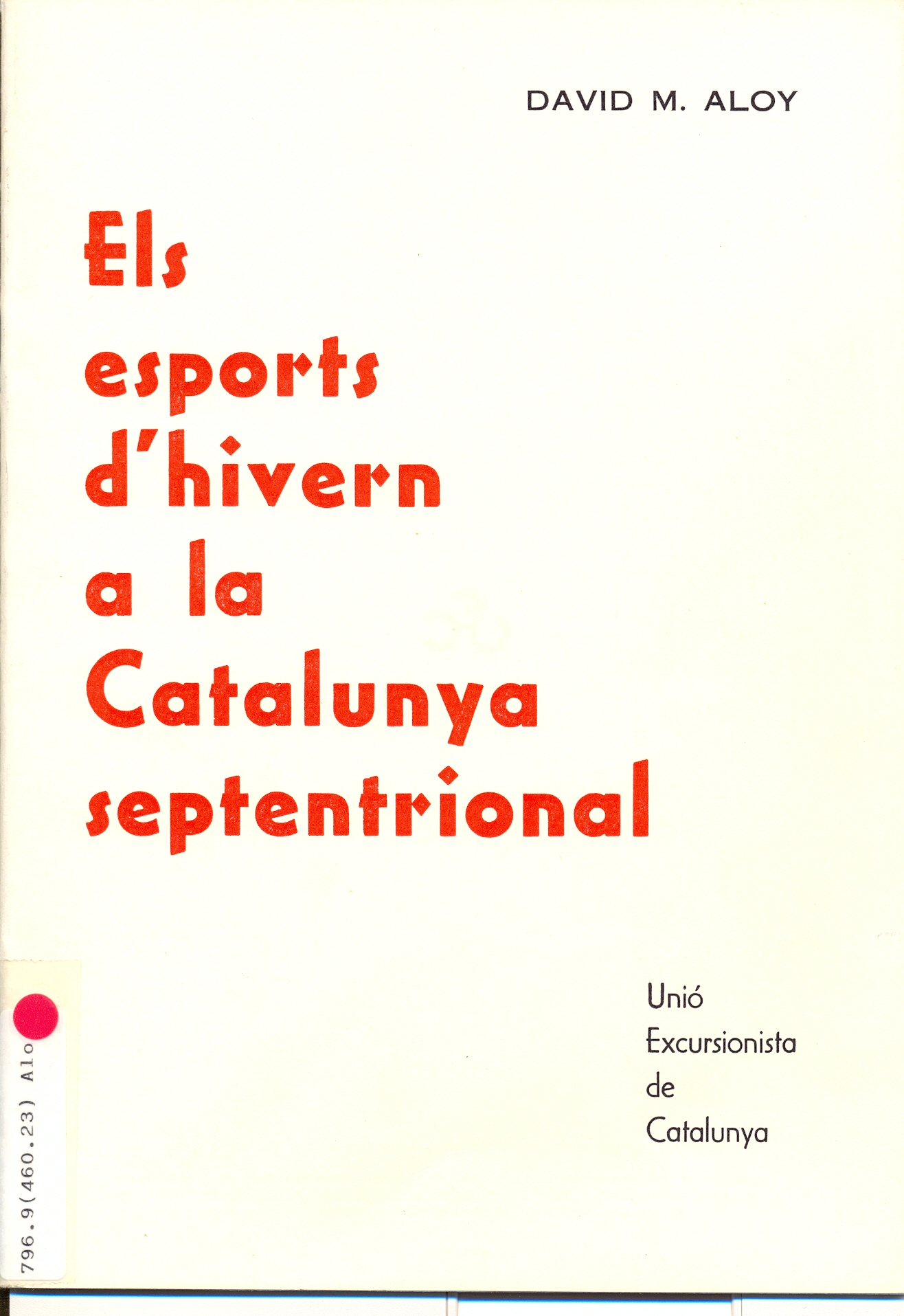esports d'hivern a la Catalunya septentrional, Els - Portada